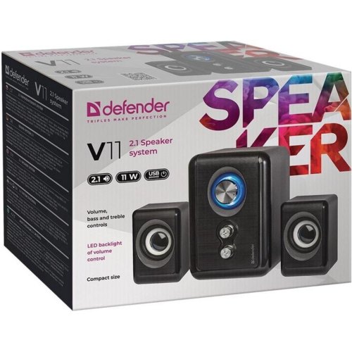 Акустична система 2.1 Defender V11 (65111) 11Вт USB
