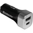 АЗП Defender 2xUSB 27W (USB-C + USB-A) UCG-01 5V/5.4A