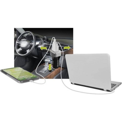 АЗП Defender 2xUSB 27W (USB-C + USB-A) UCG-01 5V/5.4A