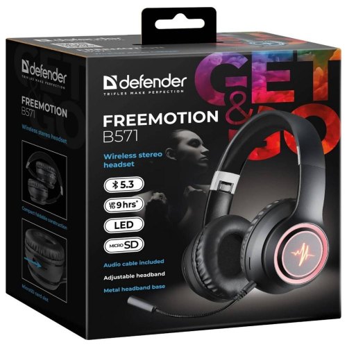 Гарнітура бездротова, Defender FreeMotion B571 Bluetooth
