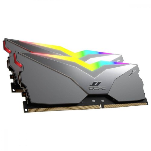 Модуль пам'яті, DDR5, 32Gb(2x16Gb), 6200MHz, OCPC PISTA RGB C36 Titan (MMPT2K32GD562C36T)