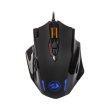 Мишка дротова, Redragon Impact RGB, ігрова, 12400dpi, 24 кнопки, Black