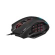 Мишка дротова, Redragon Impact RGB, ігрова, 12400dpi, 24 кнопки, Black