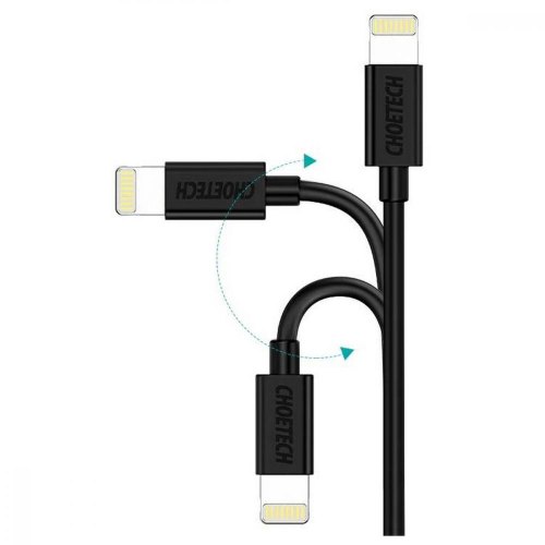 Кабель Choetech USB For Lightning 2.4A Black