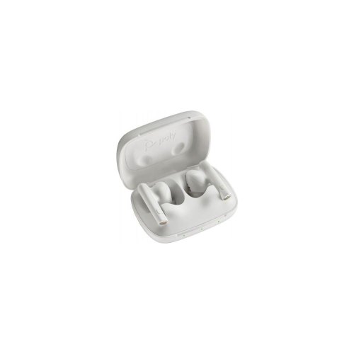 Гарнітура бездротова, Poly TWS Voyager Free 60 Earbuds + BT700A + BCHC, White