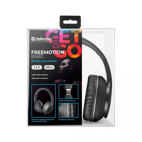 Гарнітура бездротова, Defender FreeMotion B580 Bluetooth