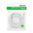 Кабель Mini DP, UGREEN (10429) Male to Male Cable 200 см, Білий