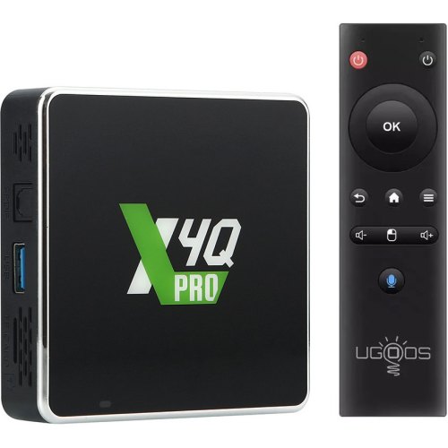 Медіаплеєр Ugoos X4Q PRO 4/32Gb/Amlogic S905X4/Android 11/WiFi 2.4G+5G/BT 5.1/Miracast/BT GyroRC