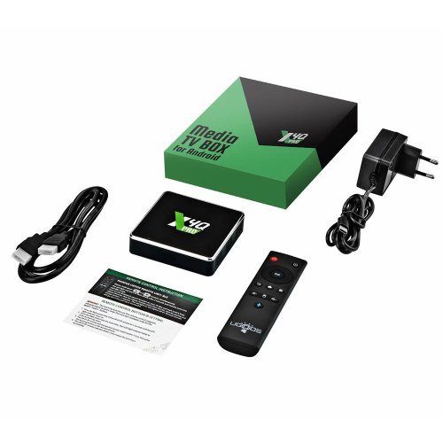 Медіаплеєр Ugoos X4Q PRO 4/32Gb/Amlogic S905X4/Android 11/WiFi 2.4G+5G/BT 5.1/Miracast/BT GyroRC
