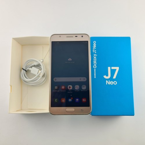 Смартфон Samsung Galaxy J7 Neo (J701F) 16Gb Gold (SM-J701FZDDSEK) USED **