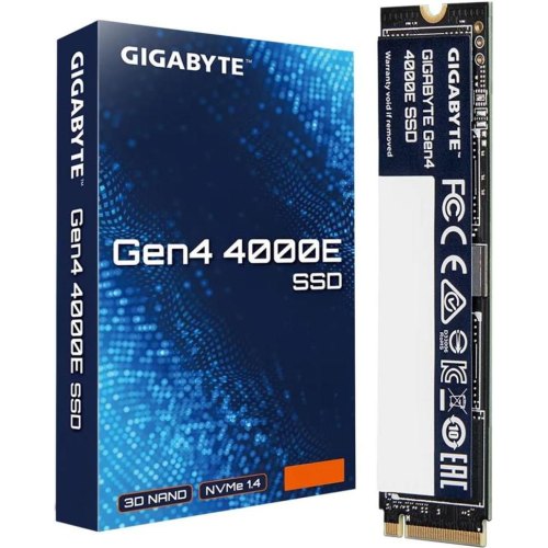 Накопичувач, SSD NVMe M.2 2280 Gigabyte 4000E Gen4, 500GB (G440E500G)