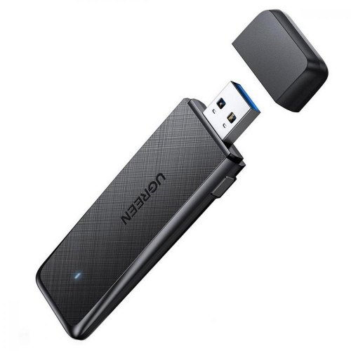 WiFi-адаптер UGREEN AC1300 2.4GHz&5GHz USB 3.0 CM492 Black
