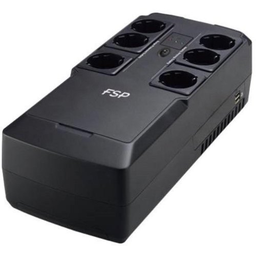 ДБЖ FSP NanoFit 600, 600ВА/360Вт, USB, LED, 6*SCHUKO AVR