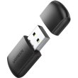 WiFi-адаптер UGREEN CM448 AC650 11ac Dual-Band Wireless USB Adapter Black (20204)