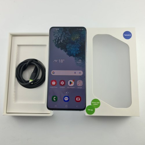 Смартфон Samsung Galaxy S20 (G980F) 128Gb Cloud Blue (SM-G980FLBDSEK), USED USED **