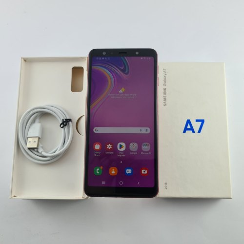 Смартфон Samsung Galaxy A7 2018 (A750F) 64Gb Pink (SM-A750FZIUSEK) USED **