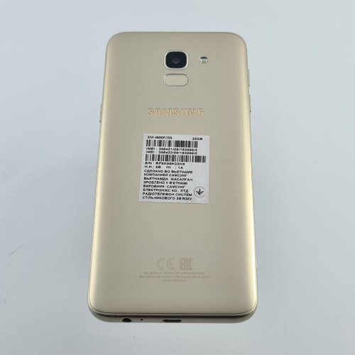 Смартфон Samsung Galaxy J6 2018 (J600F) 32Gb Gold (SM-J600FZDDSEK) USED **
