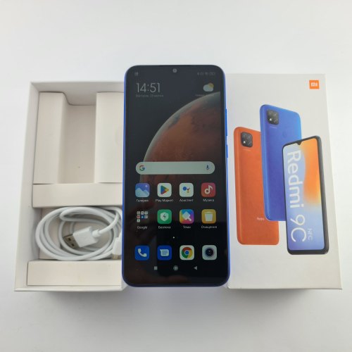 Смартфон Xiaomi Redmi 9C 3/64Gb Twilight Blue USED **