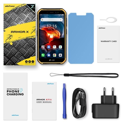 Смартфон Ulefone Armor X7 PRO 4/32Gb, IP69K, NFC, 4G, Black