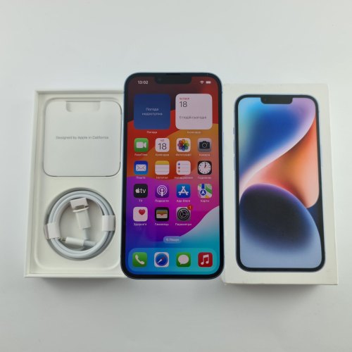 Смартфон iPhone 14 128GB Blue,Model A2882 USED **