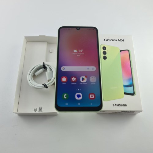 Смартфон Samsung Galaxy A24 (A245F) 128Gb Lime Green (SM-A245FLGVSEK) USED **