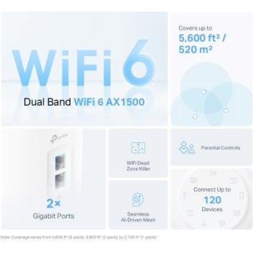 Домашня Mesh Wi-Fi система TP-LINK Deco X10(2-pack)
