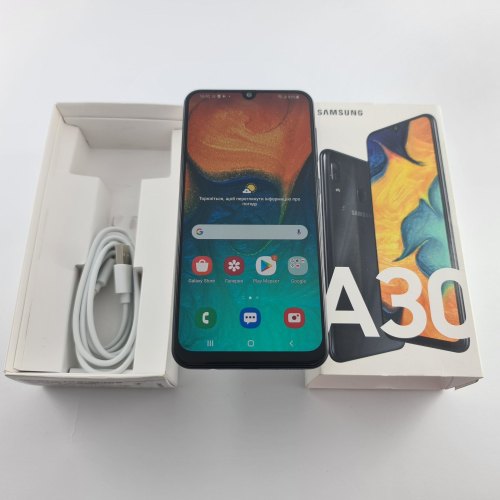 Смартфон Samsung Galaxy A30 (A305F) 32Gb Black (SM-A305FZKUSEK) USED **
