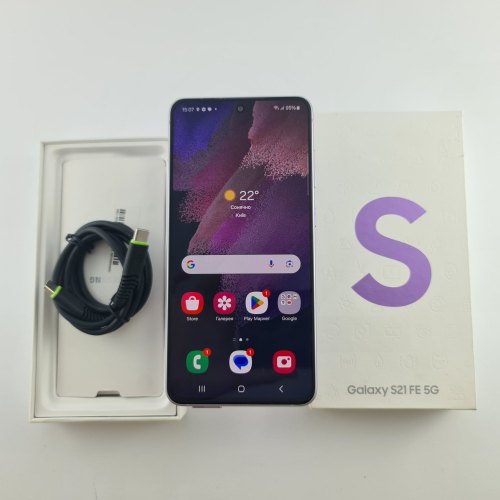 Смартфон Samsung Galaxy S21 FE 5G (G990B) 256Gb Lavender (SM-G990BLVGSEK) USED **