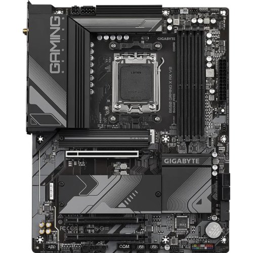 Mатеринська плата GIGABYTE B650 GAMING X AX V2 sAM5 B650 4xDDR5 3xM.2 HDMI-DP ATX