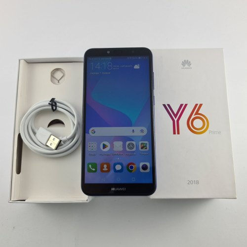 Смартфон Huawei Y6 Prime 2018 2/32Gb Blue (ATU-L31) USED **
