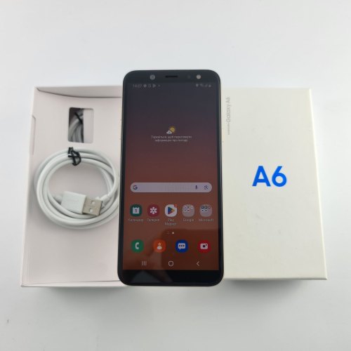 Смартфон Samsung Galaxy A6 2018 (A600F) 32Gb Gold (SM-A600FZDNSEK) USED **