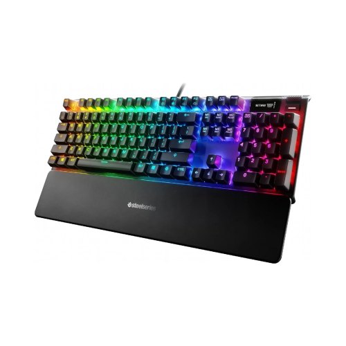 Клавіатура ігрова, механічна, дротова, SteelSeries Apex 7 USB Black (SS64642)
