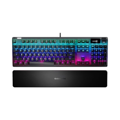 Клавіатура ігрова, механічна, дротова, SteelSeries Apex 7 USB Black (SS64642)