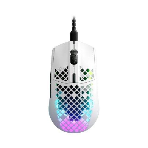 Миша ігрова, дротова, SteelSeries Aerox 3 (2022) Snow White (SS62603)