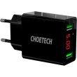 Мережевий зарядний пристрій CHOETECH 2xUSB 11W