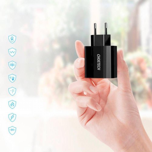 Мережевий зарядний пристрій CHOETECH 2xUSB 11W