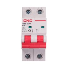 Мініатюрний вимикач постійного струму CNC YCB8-63PV 2P C63 DC500 6ka