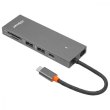 USB-хаб HiSmart USB Type-C - 2 x USB 3.0, HDMI, SD, TF