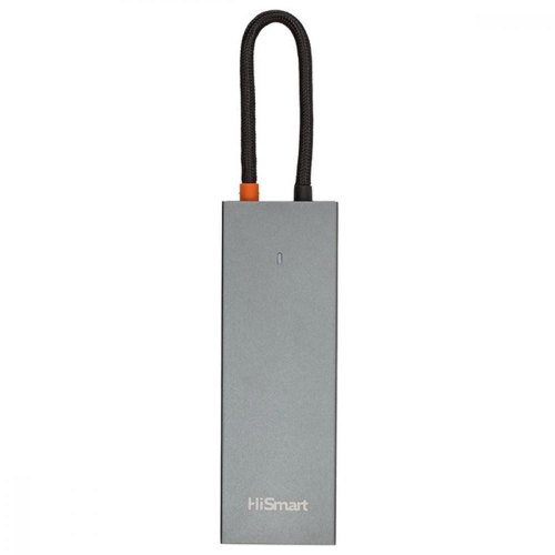 USB-хаб HiSmart USB Type-C - 2 x USB 3.0, HDMI, SD, TF