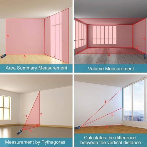 Далекомір лазерний Sndway H-D510A, 50 м