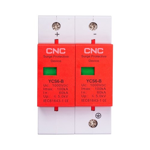 Обмежувач імпульсних перенапруг CNC YCS6/2P-B 60-100KA DC1000V DC