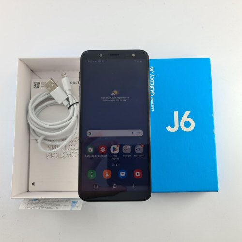 Смартфон Samsung Galaxy J6 2018 (J600F) 32Gb Black (SM-J600FZKDSEK) USED **