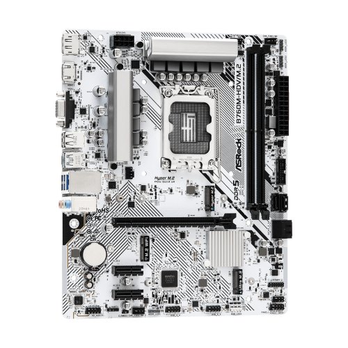 Материнська плата ASRock B760M-HDV/M.2 s1700 B760 2xDDR5 M.2 HDMI DP mATX