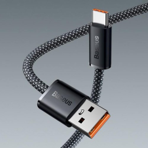 Кабель USB Type-C Baseus Fast Charging Data Cable USB to Type-C 100W 1m Slate Gray (CALD000616)