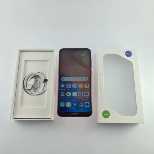 Смартфон Huawei Y7 2019 3/32Gb Coral Red (DUB-LX1) USED **