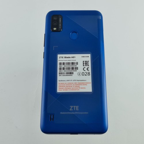 Смартфон ZTE Blade A51 2/32Gb Blue USED **