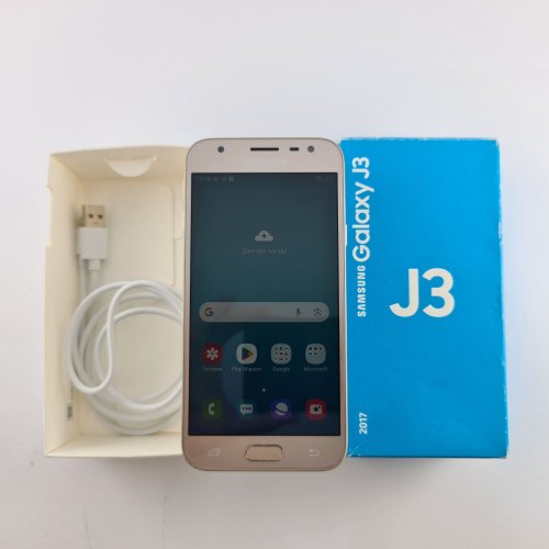 Смартфон Samsung Galaxy J3 2017 (J330F) 16Gb Gold (SM-J330FZDDSEK) USED **