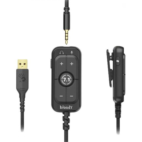 Гарнітура дротова, A4Tech Bloody M590i Sports Red,