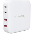 Мережевий зарядний пристрій Choetech PD8008-EU-WH 100W,2 USB-A / 2 USB-С