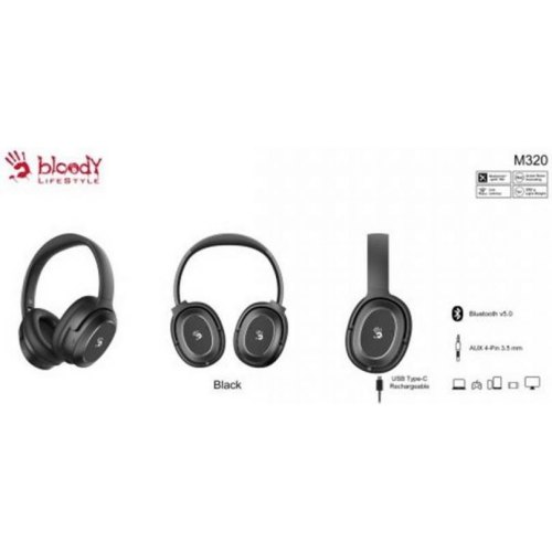 Гарнітура бездротова, A4Tech Bloody M320 Black